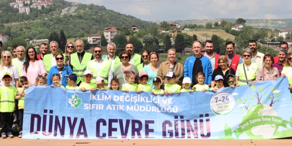 İzmit Belediyesinden Dünya Çevre Günü kapsamında anlamlı etkinlik