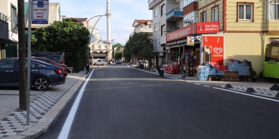 Yenişehir Mahallesinde kapsamlı yol ve kaldırım yenileme çalışması tamamlandı