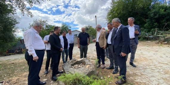 Durhasan’da talepler yerinde incelendi, yeni projeler planlandı