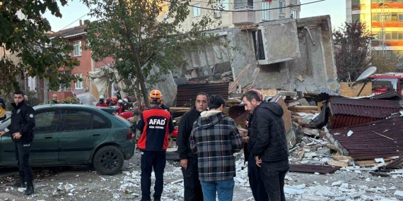 Gebze’de çöken binanın eski hali ortaya çıktı