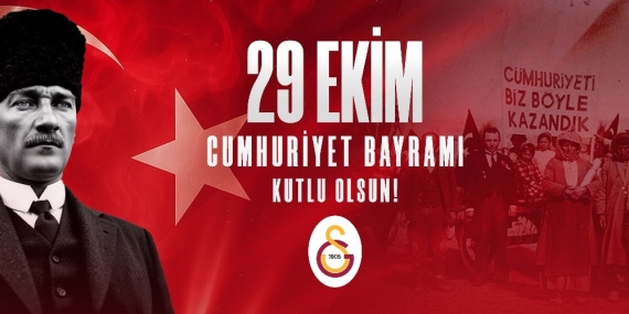 Spor camiasından 29 Ekim Cumhuriyet Bayramı mesajları