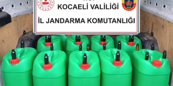 400 litre sahte alkol ele geçirildi