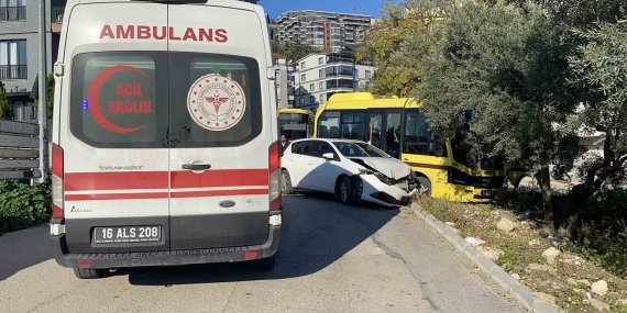 Bursa’da izne gelen uzman çavuş trafik kazasında yaralandı