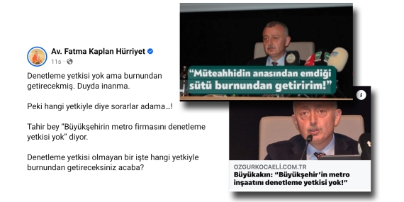 Fatma Başkan’dan Büyükakın’a: “Hangi yetkiyle burnundan getireceksiniz? “