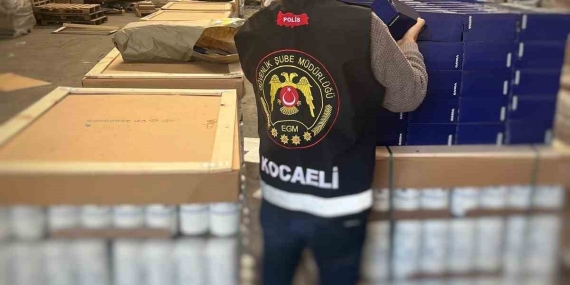 Kocaeli’de 15 milyon liralık sahte yedek parça ele geçirildi