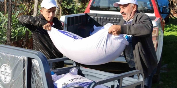 Yangın mağduru çiftçilere tarımsal destek