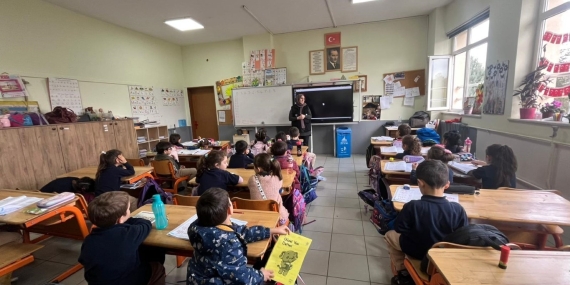 Kartepe’de öğrencilere “sıfır atık” eğitimi verildi