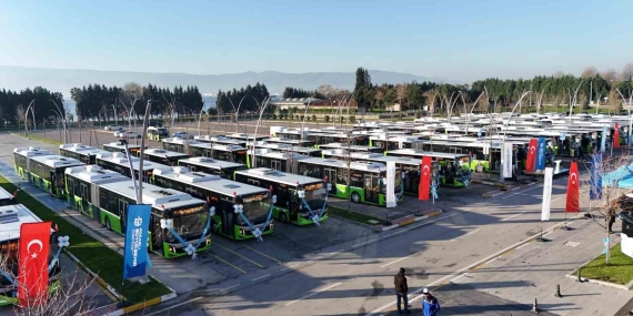 Kocaeli ulaşım filosuna 68 yeni otobüs