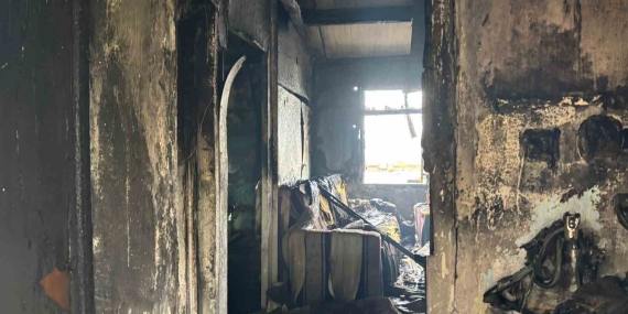 Yangında mahsur kalan yaşlı adam hayatını kaybetti: 2 ay önce bacakları ampute edilmiş